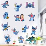 Lilo a Stitch nálepky na stenu a dekorácie