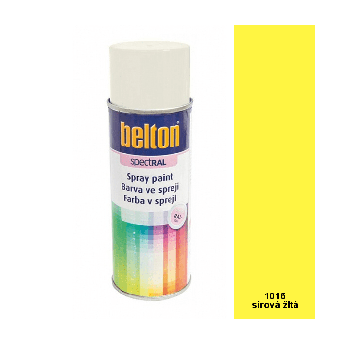 Spray Belton 400 ml RAL 1016 žltá sírová