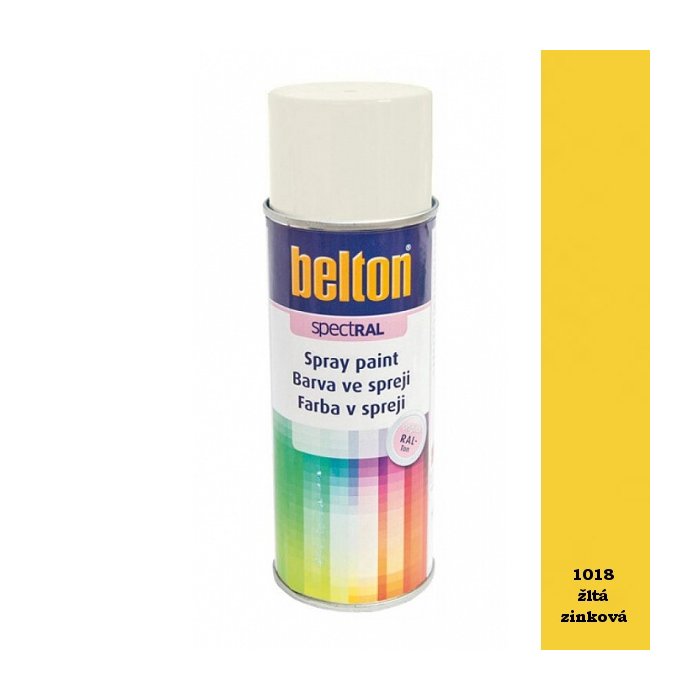 Spray Belton 400 ml RAL 1018 žltá zinková