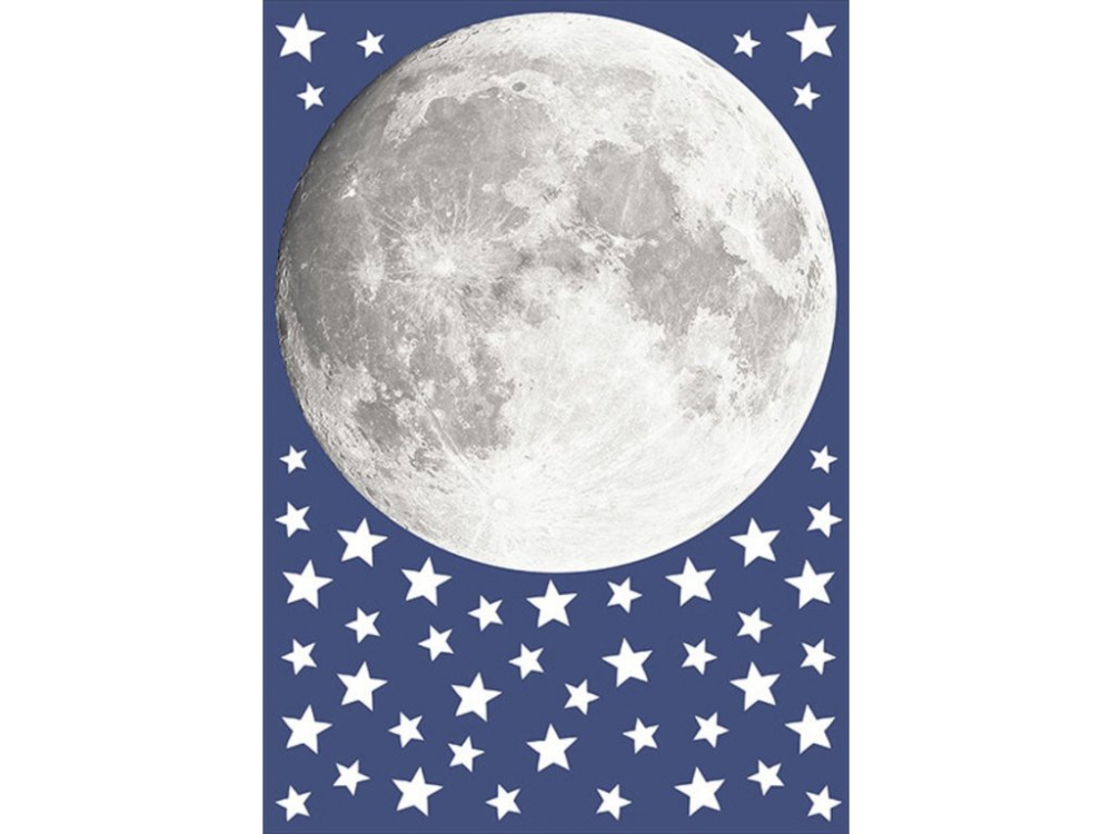 Nálepka Mesiac a hviezdy 18112 svietiace