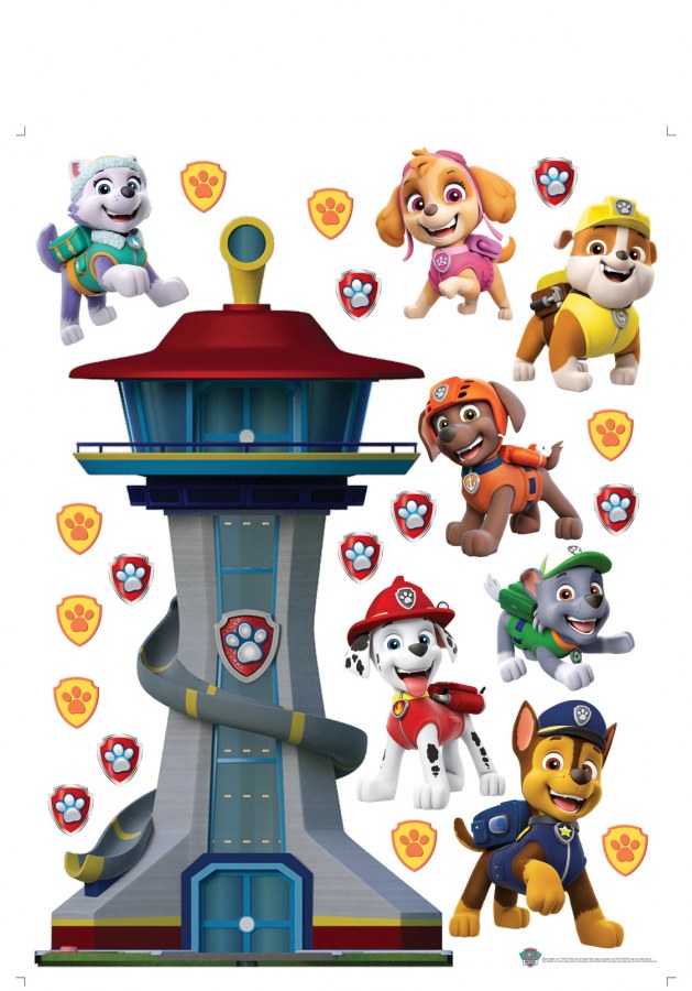Nálepka na stenu DK-2322 Paw Patrol