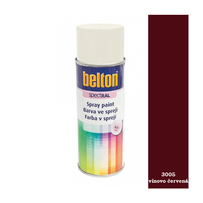 Spray Belton 400 ml RAL 3005 červená vínová