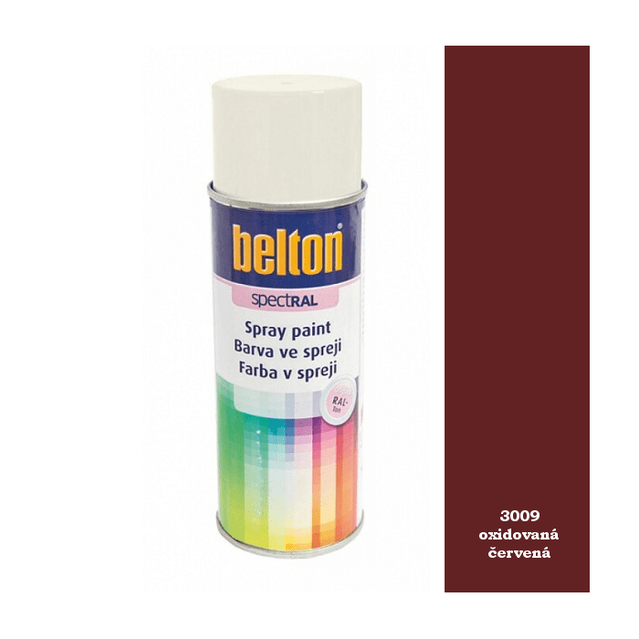 Spray Belton 400 ml RAL 3009 červená oxidovaná