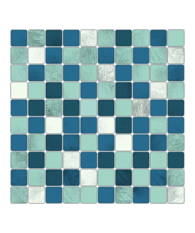 Nálepka na obkladačky 31218 modrá mozaika