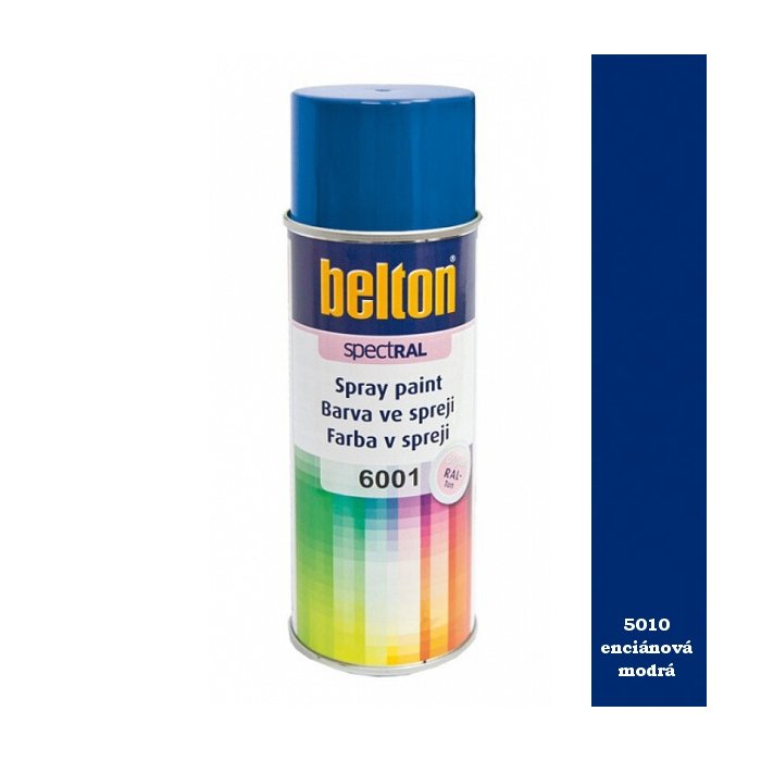 Spray Belton 400 ml RAL 5010 modrá enciánová