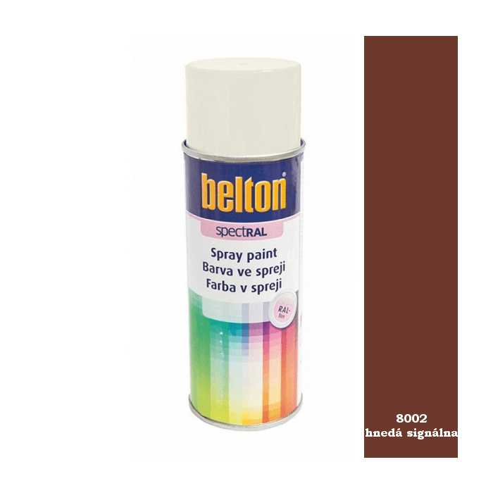 Spray Belton 400 ml RAL 8002 hnedá signálna