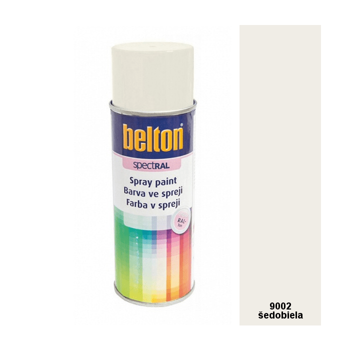 Spray Belton 400 ml RAL 9002 šedobiela lesklá