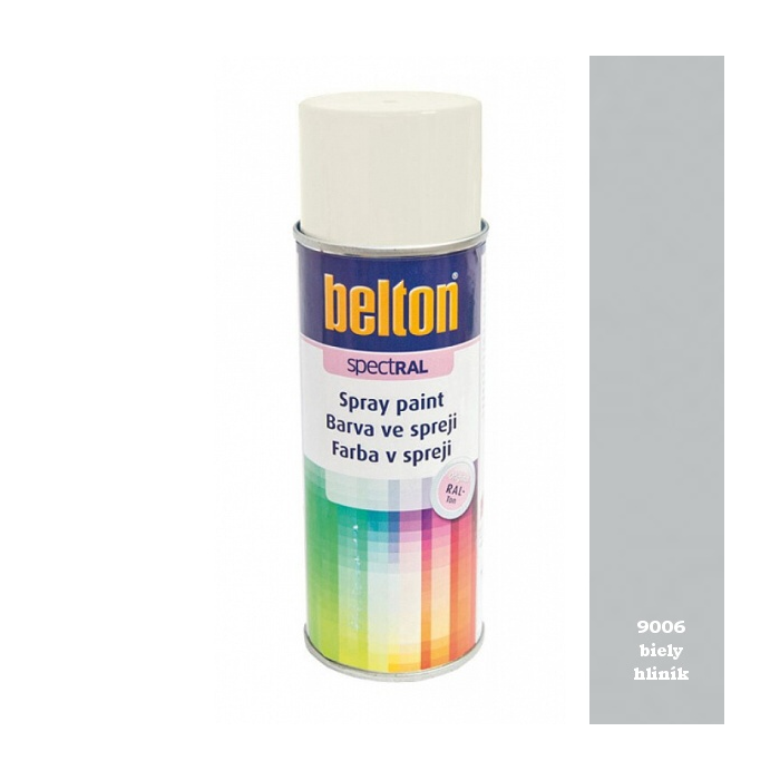 Spray Belton 400 ml RAL 9006 biely hliník