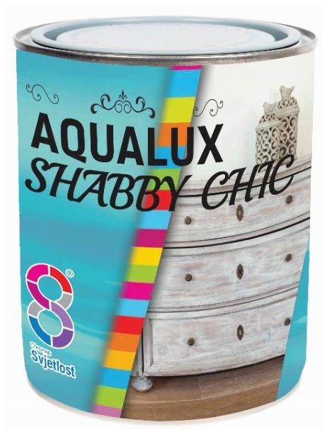 Aqualux Shabby Chic kriedová farba 750 ML