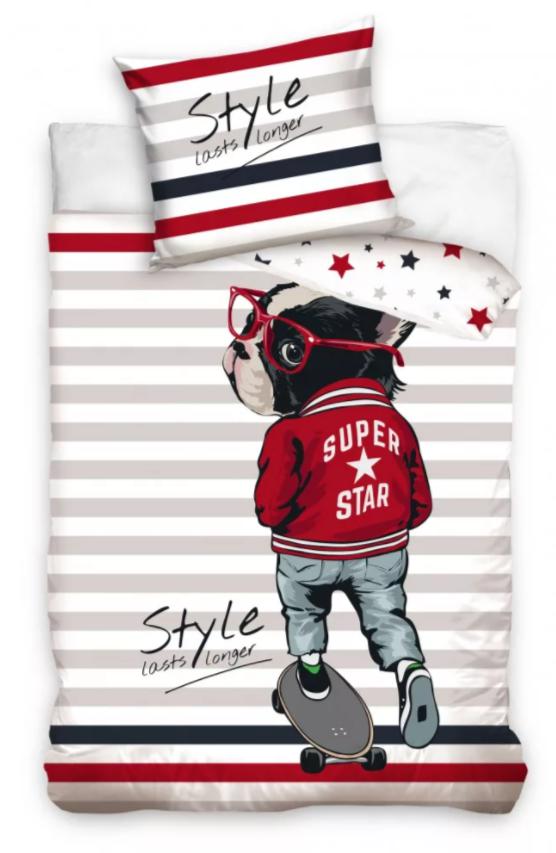 Posteľné obliečky Bulldog Super Star