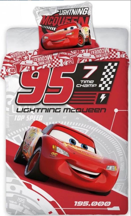 Posteľné obliečky Cars McQueen red