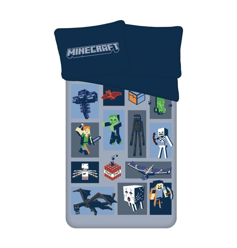 Posteľné obliečky Minecraft Emblematic