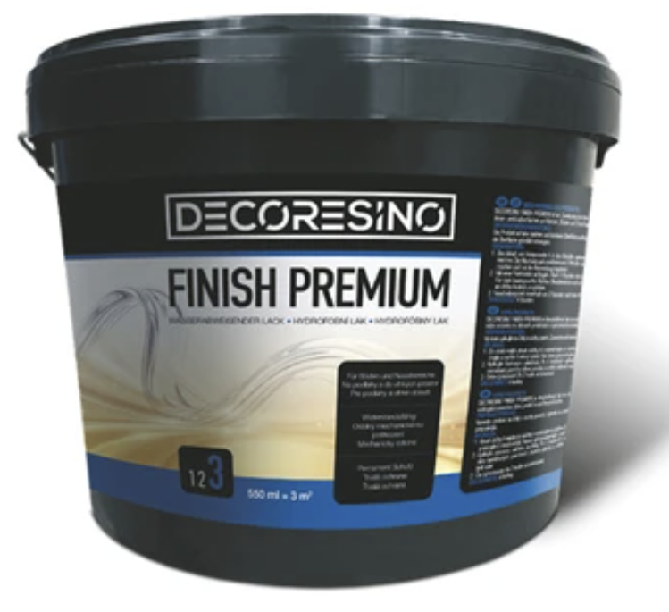 Decoresino Mikrocement dvojzložkový vodouriediteľný lak Finish Premium 0,55 L