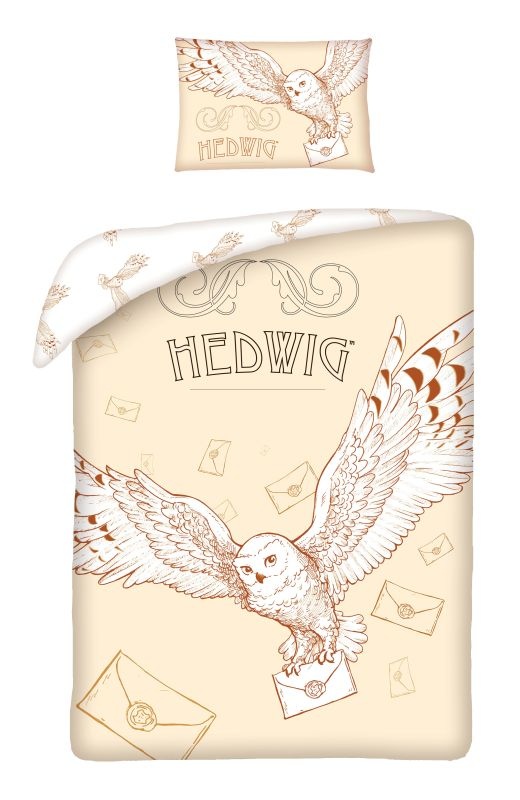 Posteľné obliečky Harry Potter Hedviga do postieľky
