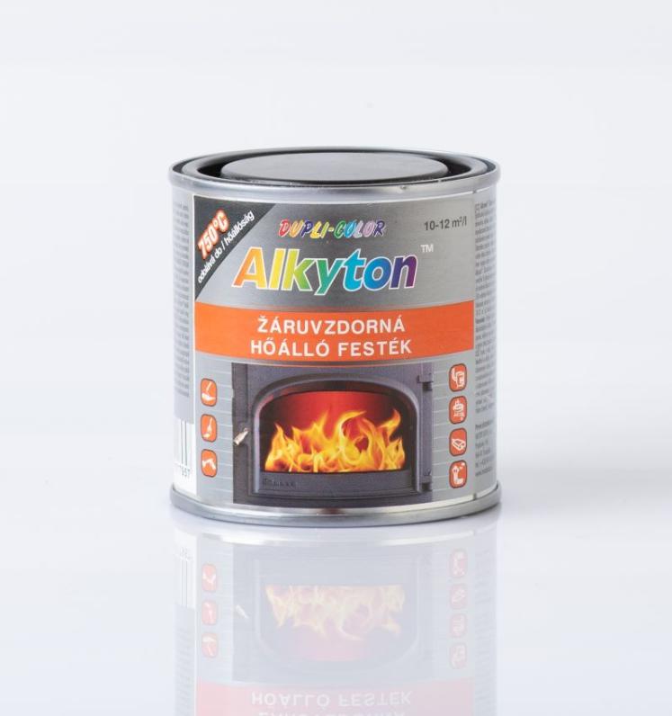 Alkyton žiaruvzdorná farba do 750°C 2,5 L