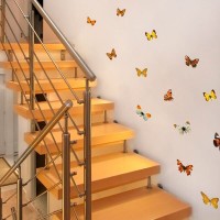 Nálepka na stenu Motýle 54453