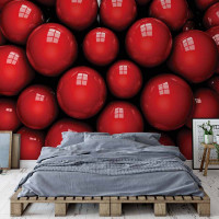 Luxusná fototapeta 10208 3D Red Balls