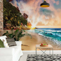 Luxusná fototapeta 10897 Tropical Beach Sunset