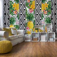 Luxusn fototapeta 11054 Modern Tropical Pineapples