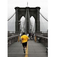 Fototapeta 0596 Yellow on Brooklyn Bridge