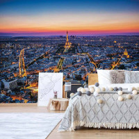 Luxusná fototapeta 1907 Paris City Skyline