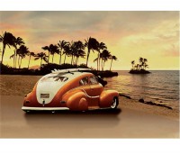 Luxusn fototapeta 057 p Hawai car