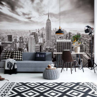 Luxusná fototapeta 2318 New York City Skyline Black And White