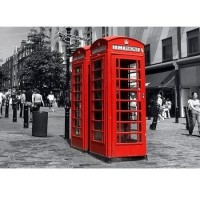 Fototapeta 0107 Red Telephone Box in London