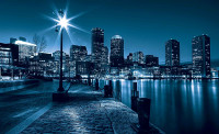 Luxusná fototapeta 283 Výhľad na Boston