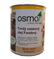 Osmo Tvrd voskov olej farebn 0,75 L