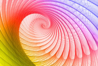 Luxusná fototapeta 307 3D Abstract Swirl Multicolor