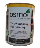 Osmo Tvrd voskov olej efekt strieborn 3091 0,75 L