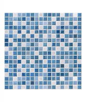 Nálepka na obkladačky 31213 modro-biela mozaika