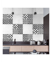 Nlepka na obkladaky 31222 Black-White Azulejos