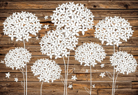 Luxusn fototapeta 3452 White Flowers