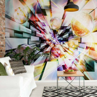 Luxusn fototapeta 3485 3D Abstract Design Multicoloured