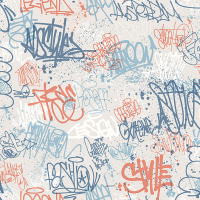 Vliesová detská tapeta na stenu 51301 graffiti