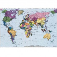Fototapeta 4-050 Mapa sveta