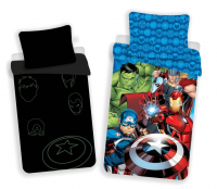 Posten oblieky Avengers svietiace v tme