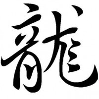 Šablóna na stenu čínsky horoskop - drak