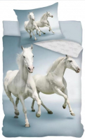 Posteľné obliečky Biele kone