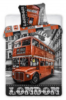 Posteľné obliečky Londýnsky autobus