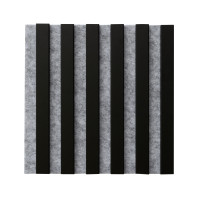 D�ev�n� obklad 3D lamely 30x30 cm �ed� podklad / lamely dub tmav�