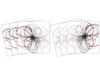 Nlepka na obkladaky DS-033 Kreslen kvety