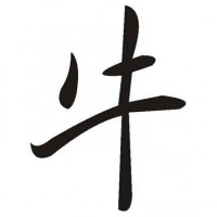 Šablóna na stenu čínsky horoskop - byvol