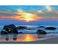 Luxusná fototapeta 170 p Západ slnka na pláži
