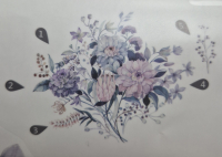 N�lepka na stenu Flowers Watercolor mal�