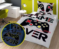 Posten oblieky Game siv svietiace v tme