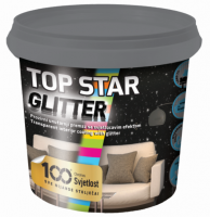 TOP STAR GLITTER vrchný náter s trblietavými èasticami 0,85 L