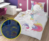 Posten oblieky Jednoroec svietiaci rainbow